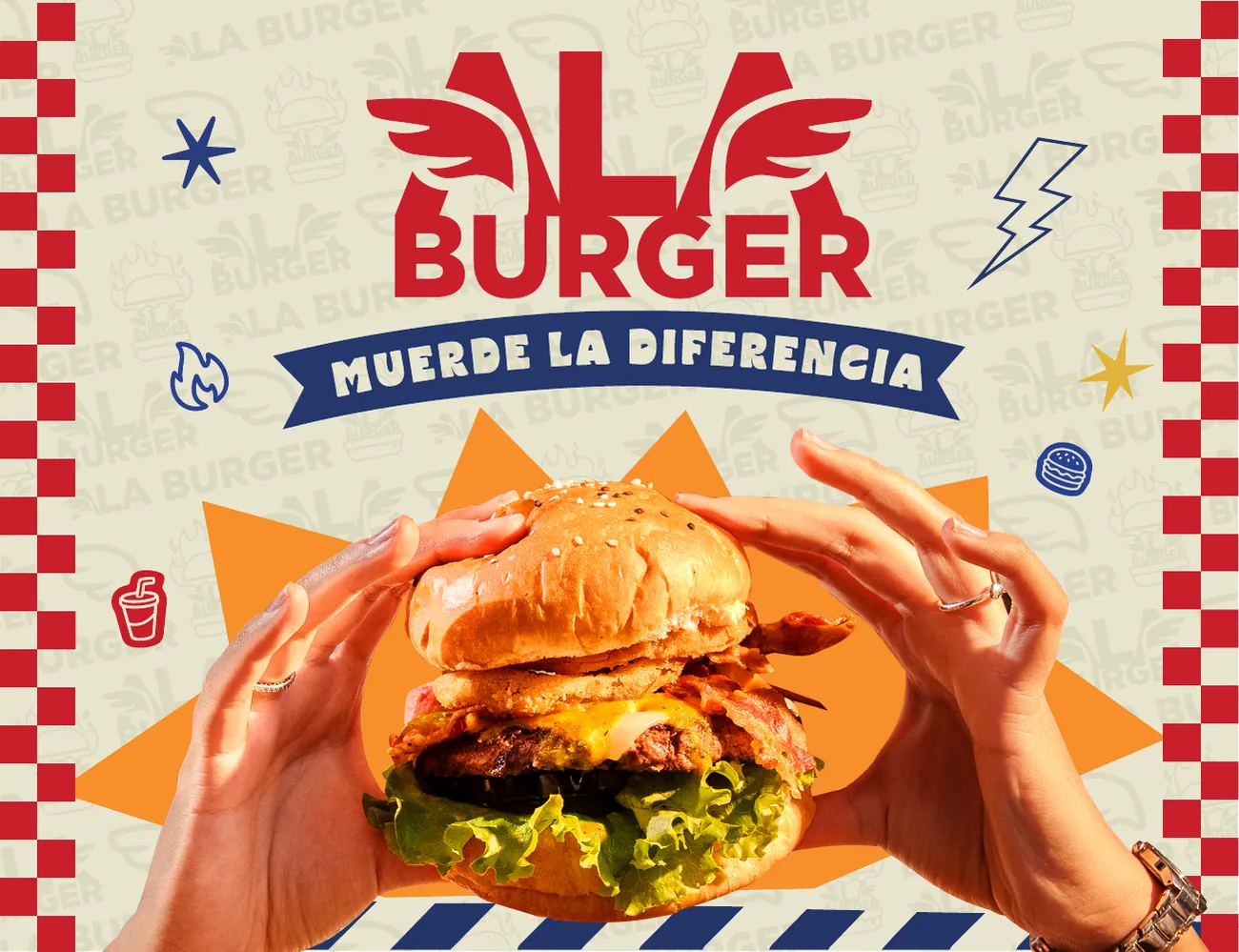 Menú de ALA Burger, página 1
